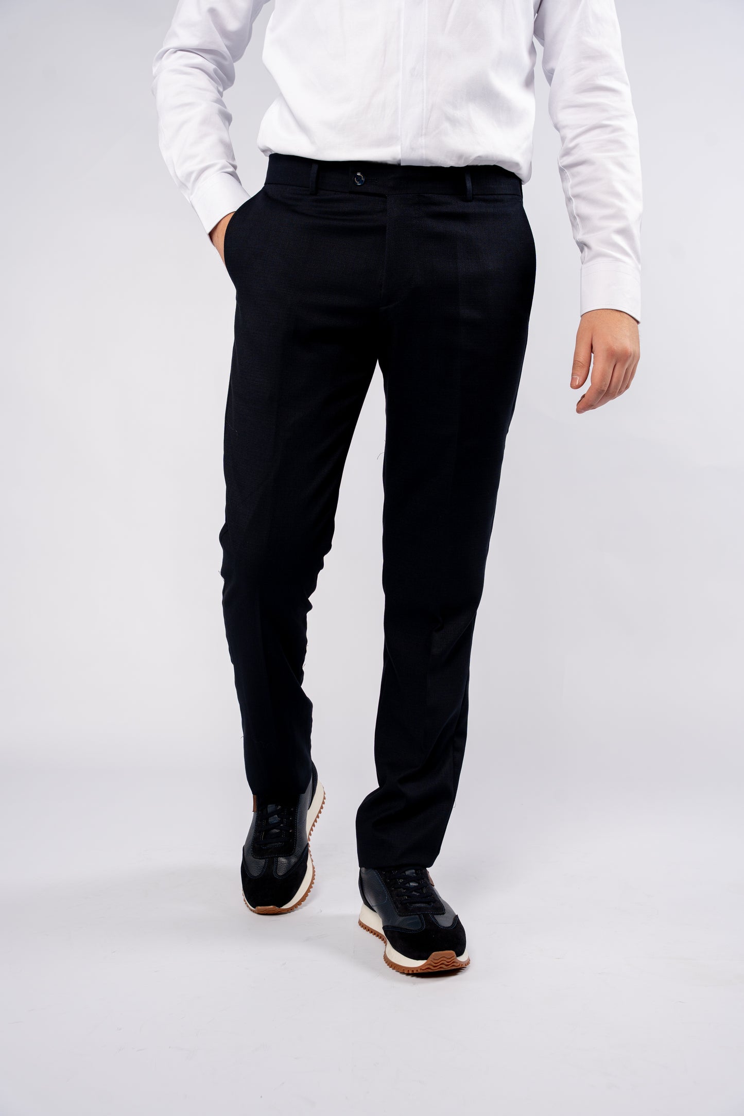 NAVY SUIT DOUBLE SIDED VEST