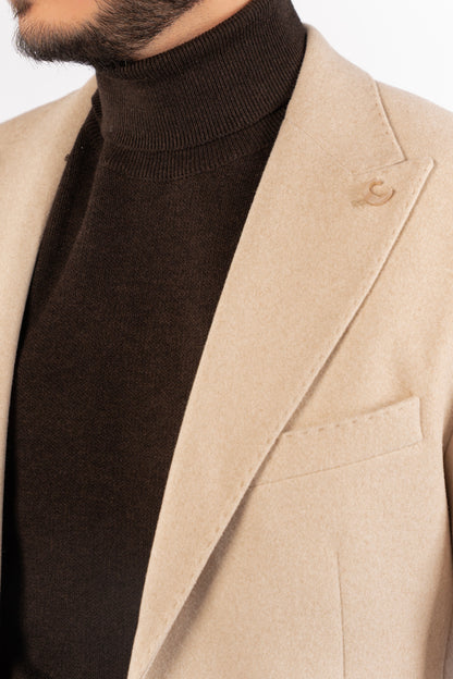 BEIGE WOOL BLAZER