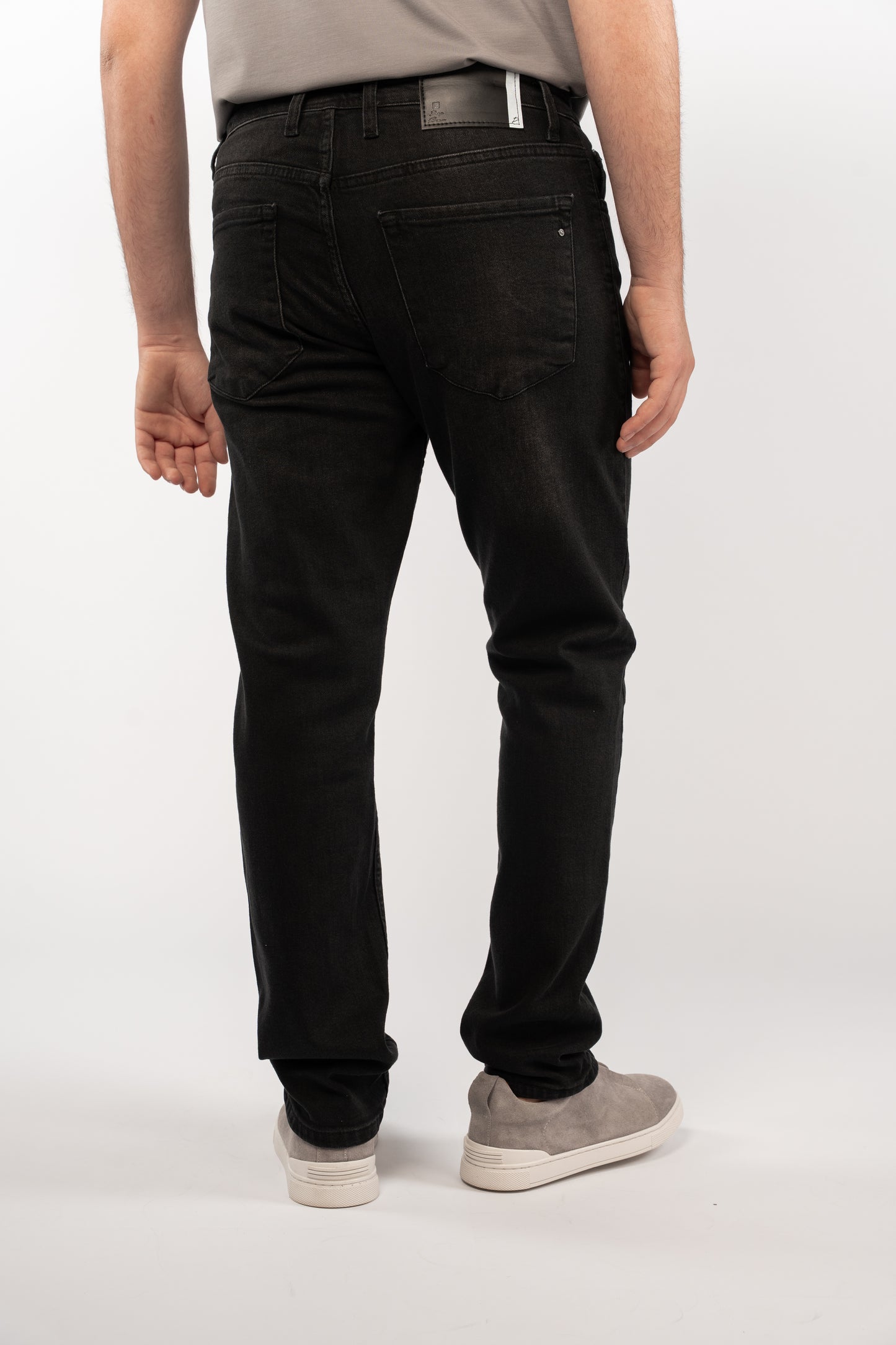 DARK GREY REGULAR DENIM