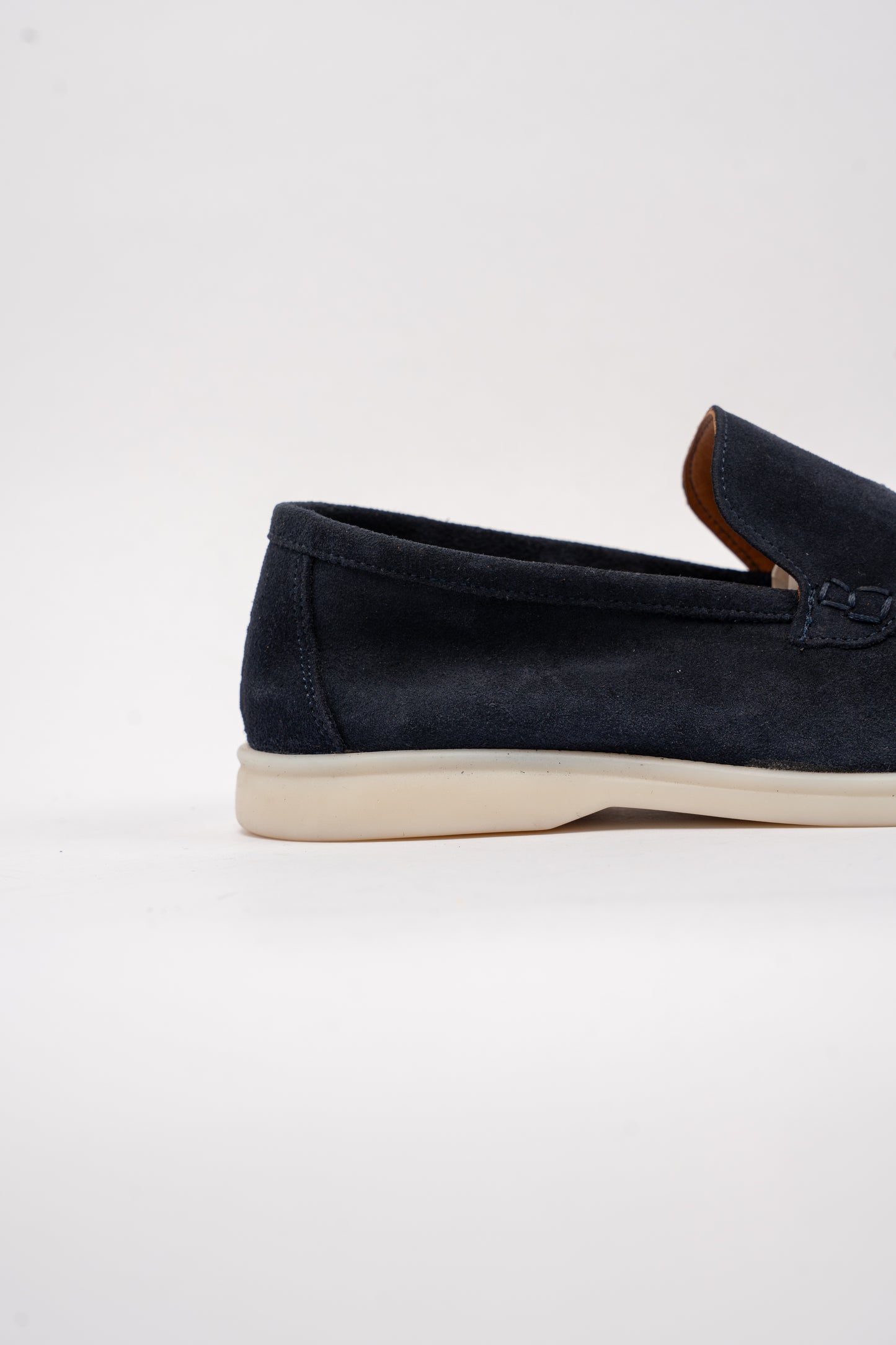 NAVY SUEDE LOAFER