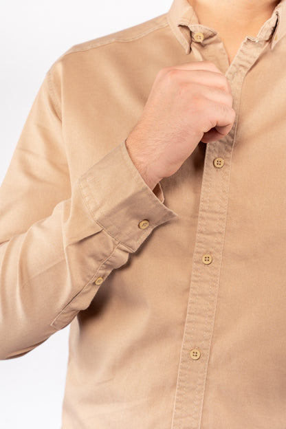 BEIGE RELAXED SHIRT
