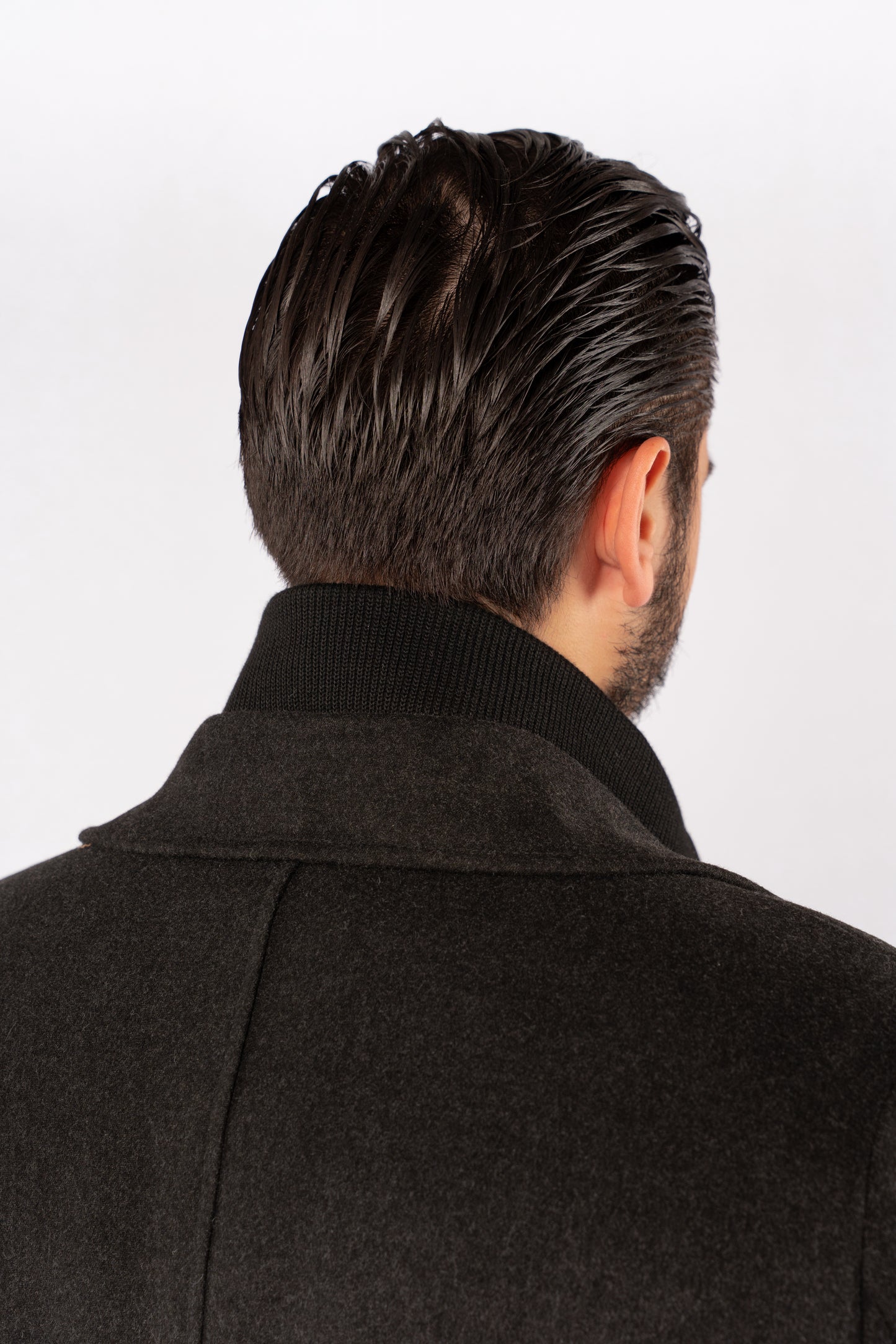 DARK GREY TIMELESS WOOL COAT