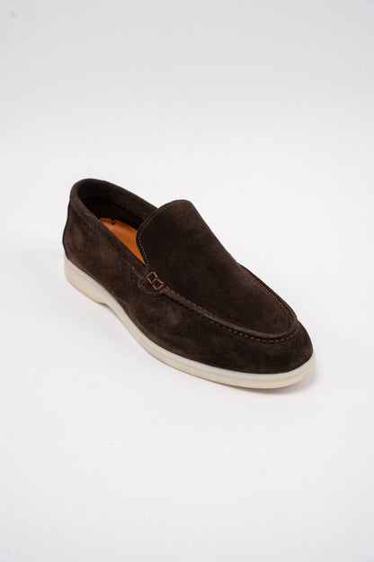 BROWN SUEDE LOAFER