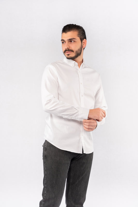 WHITE RELAXED SHIRT