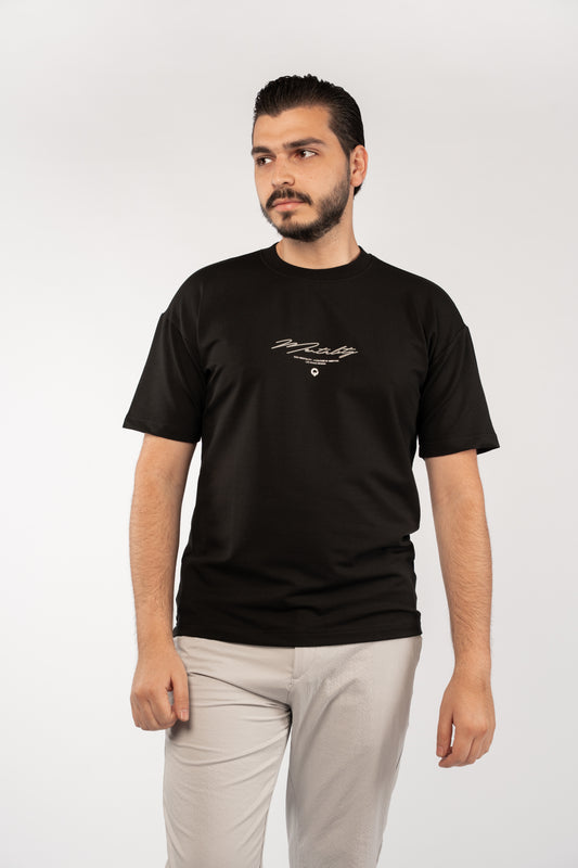 BLACK MENTALITY RELAXED TSHIRT