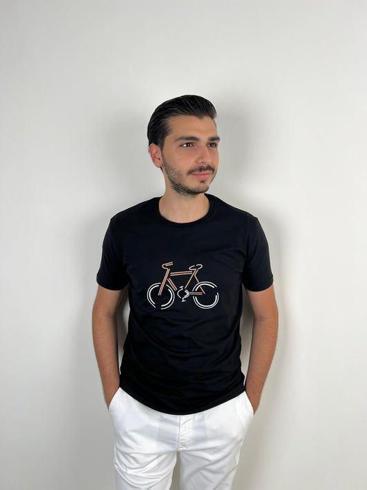 BICYCLE BLACK TSHIRT