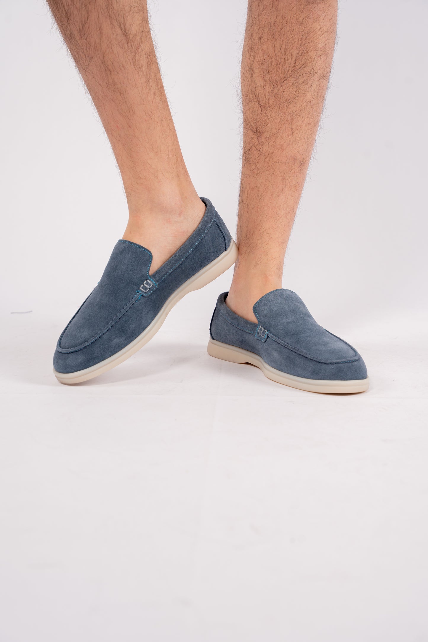 BLUE SUEDE LOAFER