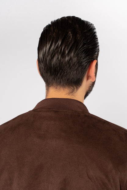 BROWN SUEDE URBAN JACKET