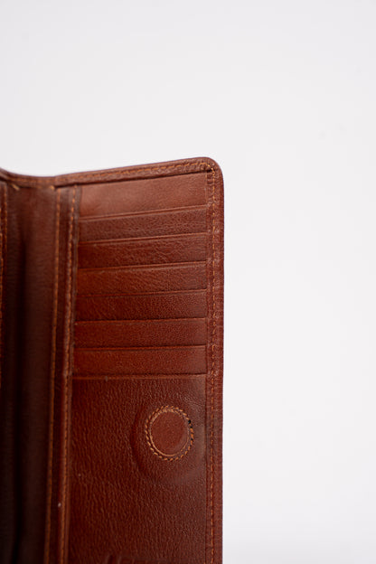 LEATHER CHECKBOOK WALLET
