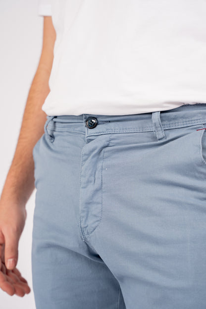 BLUE CHINO SHORT