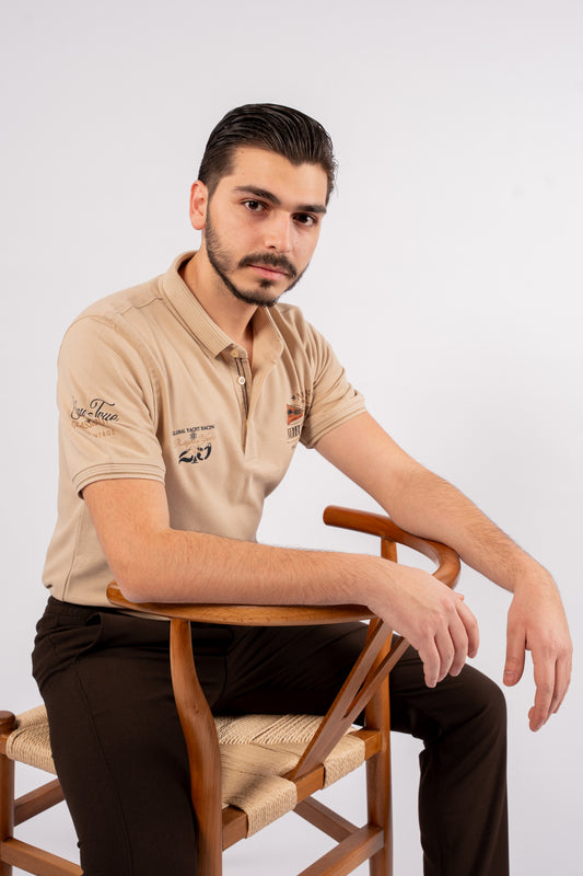 BEIGE VINTAGE POLO