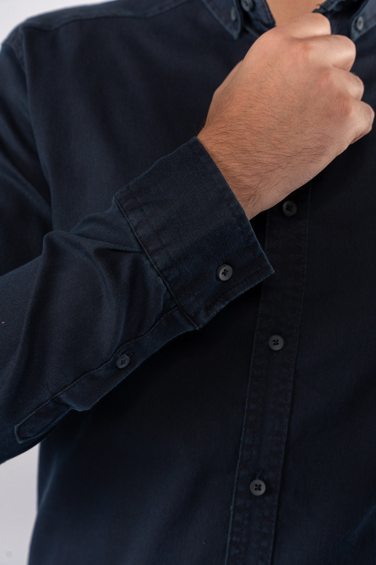 NAVY RELAXED SHIRT