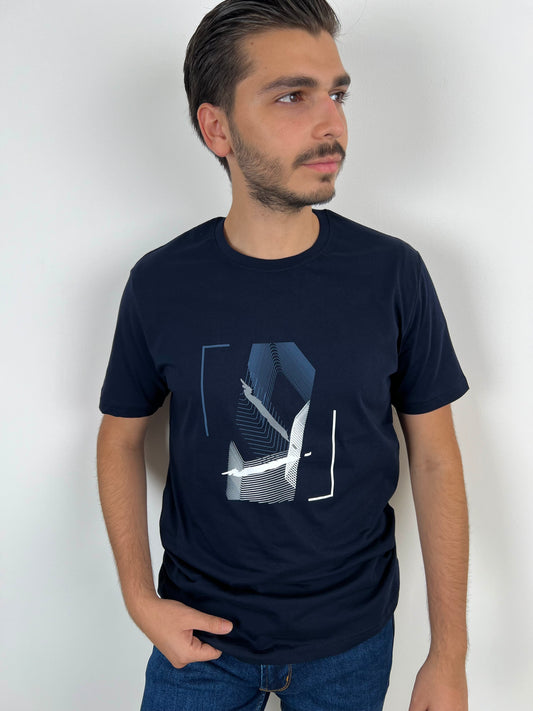 HATCHES NAVY TSHIRT