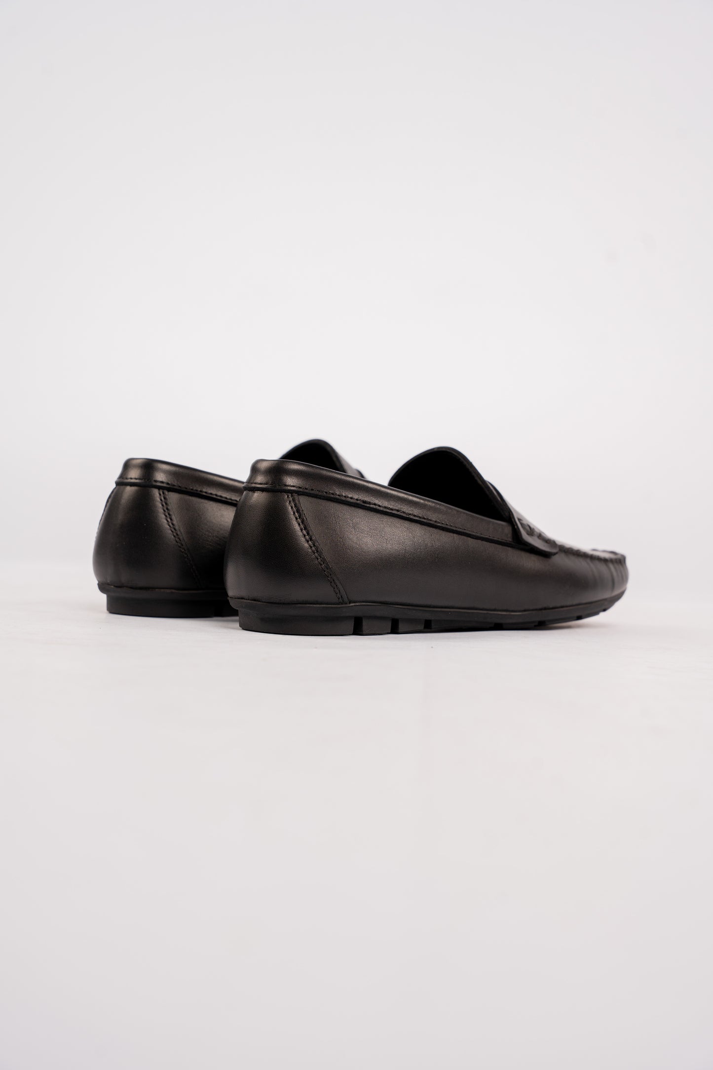 BLACK PENNY MOCCASIN