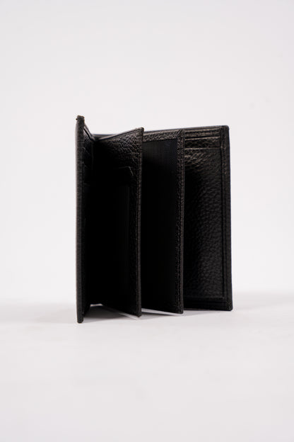 BLACK BI-FOLD WALLET