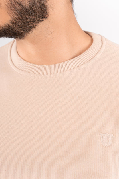 BEIGE SELANIK ROUNDNECK SWEATER