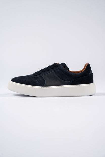 NAVY SUEDE CASUAL SNEAKER