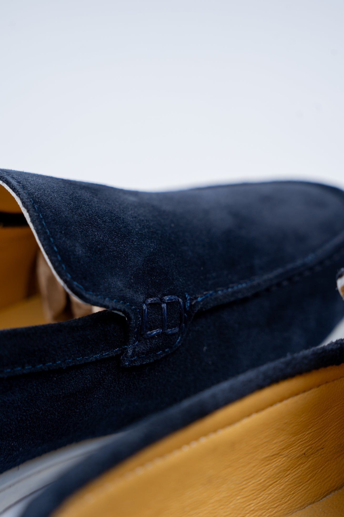 NAVY SUEDE LOAFER