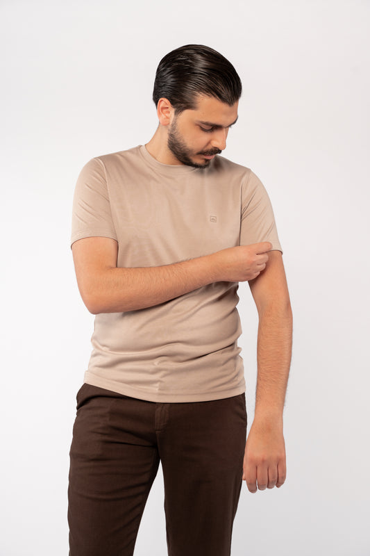 MOCHA MERCERIZED TSHIRT