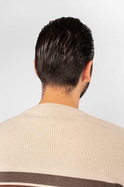 BEIGE CASUAL SWEATER