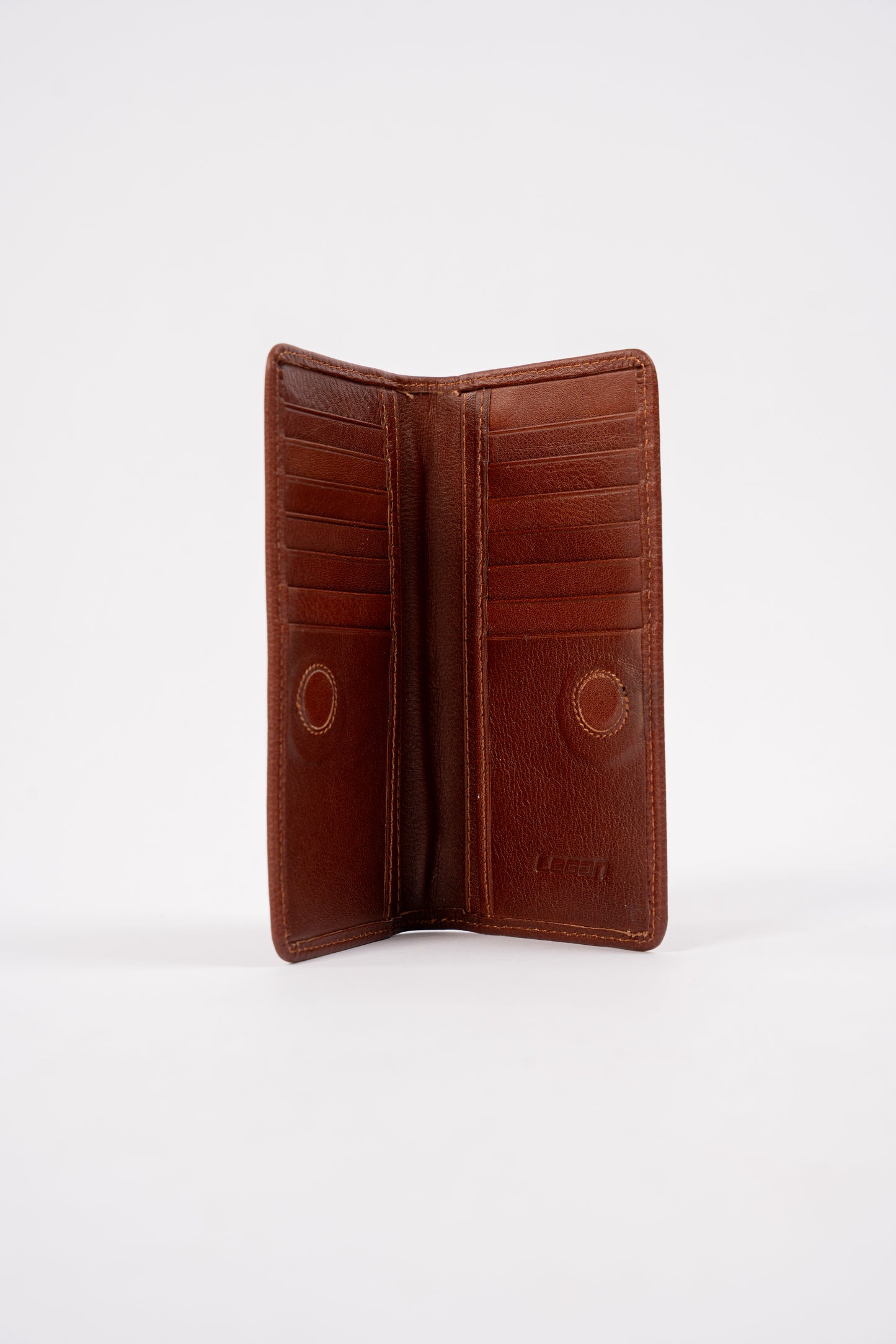 LEATHER CHECKBOOK WALLET