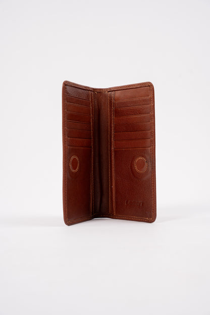 LEATHER CHECKBOOK WALLET