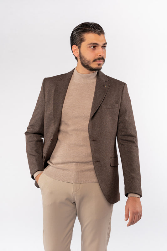 BROWN SOPHISTICATED BLAZER
