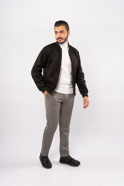 BLACK SUEDE URBAN JACKET