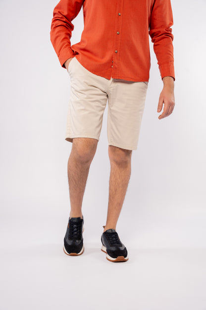 VERMILLION CHINESE LINEN SHIRT