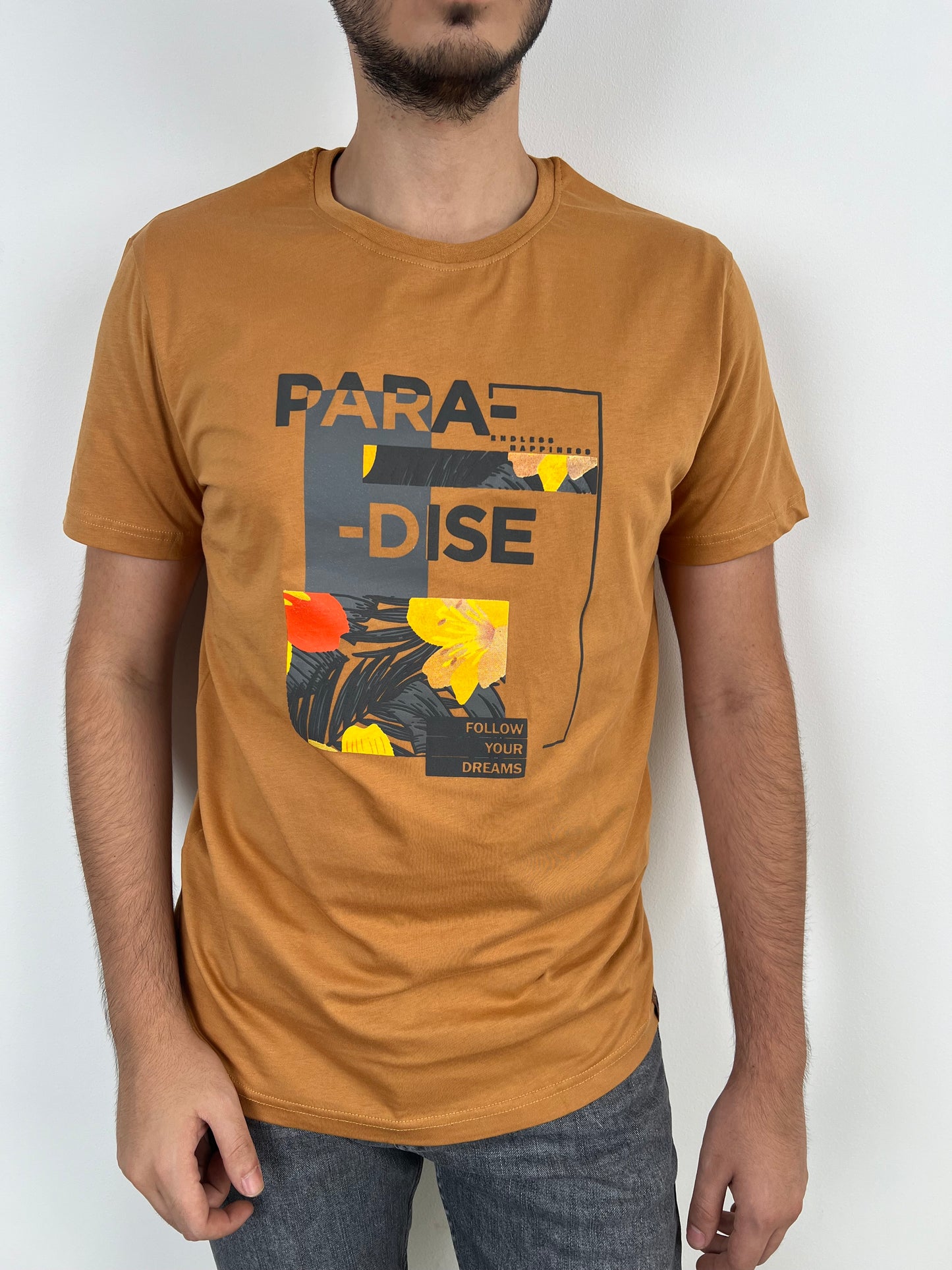 PARADISE MUSTARD TSHIRT