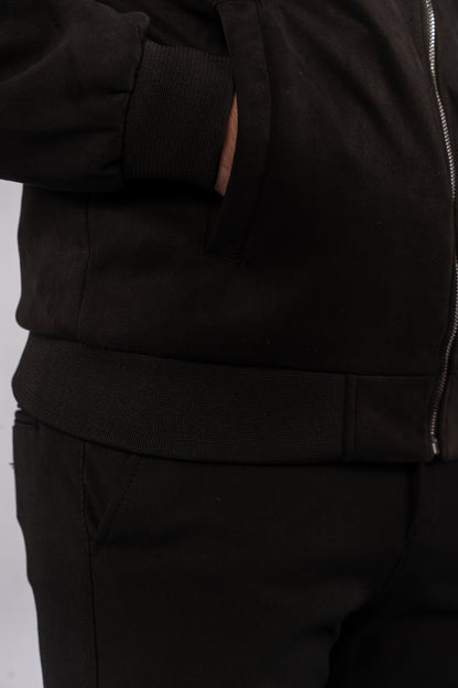 BLACK SUEDE TIMELESS JACKET