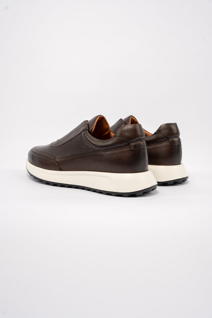 BROWN TIMELESS ELASTIC SNEAKER