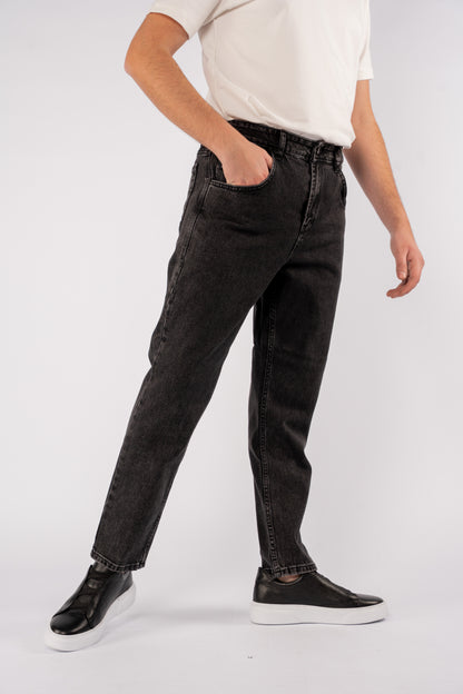 DARK GREY BOYFRIEND DENIM