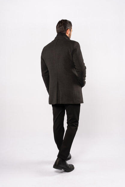 DARK GREY TIMELESS WOOL COAT