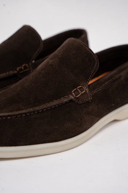 BROWN SUEDE LOAFER