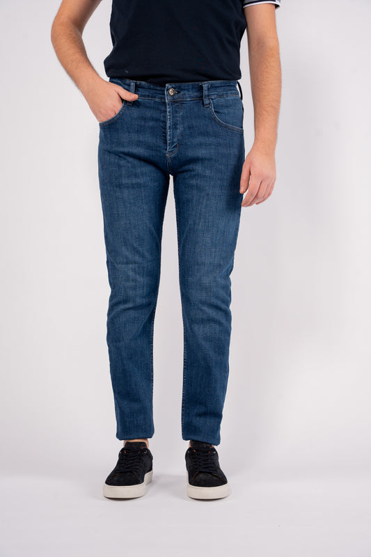 NAVY SLIM FIT DENIM