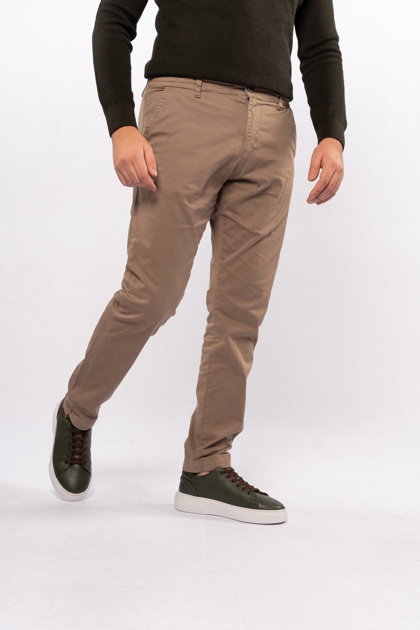 DARK BEIGE CASUAL CHINO PANT