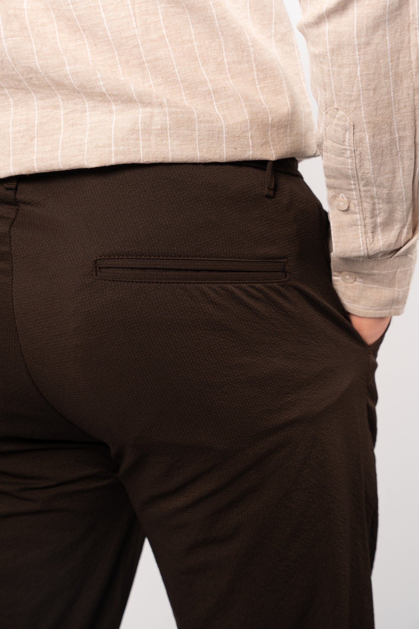 BROWN CASUAL TROUSERS