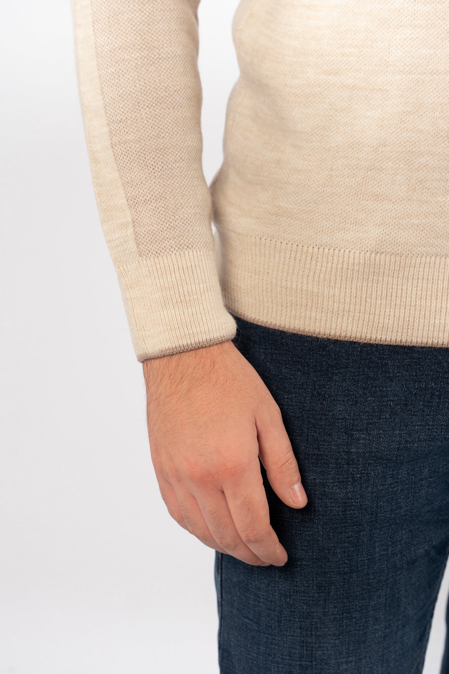 BEIGE TIMELESS SWEATER