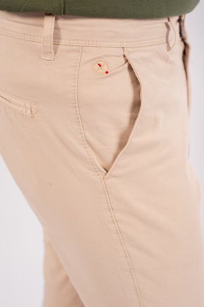 BEIGE RELAXED CHINOS