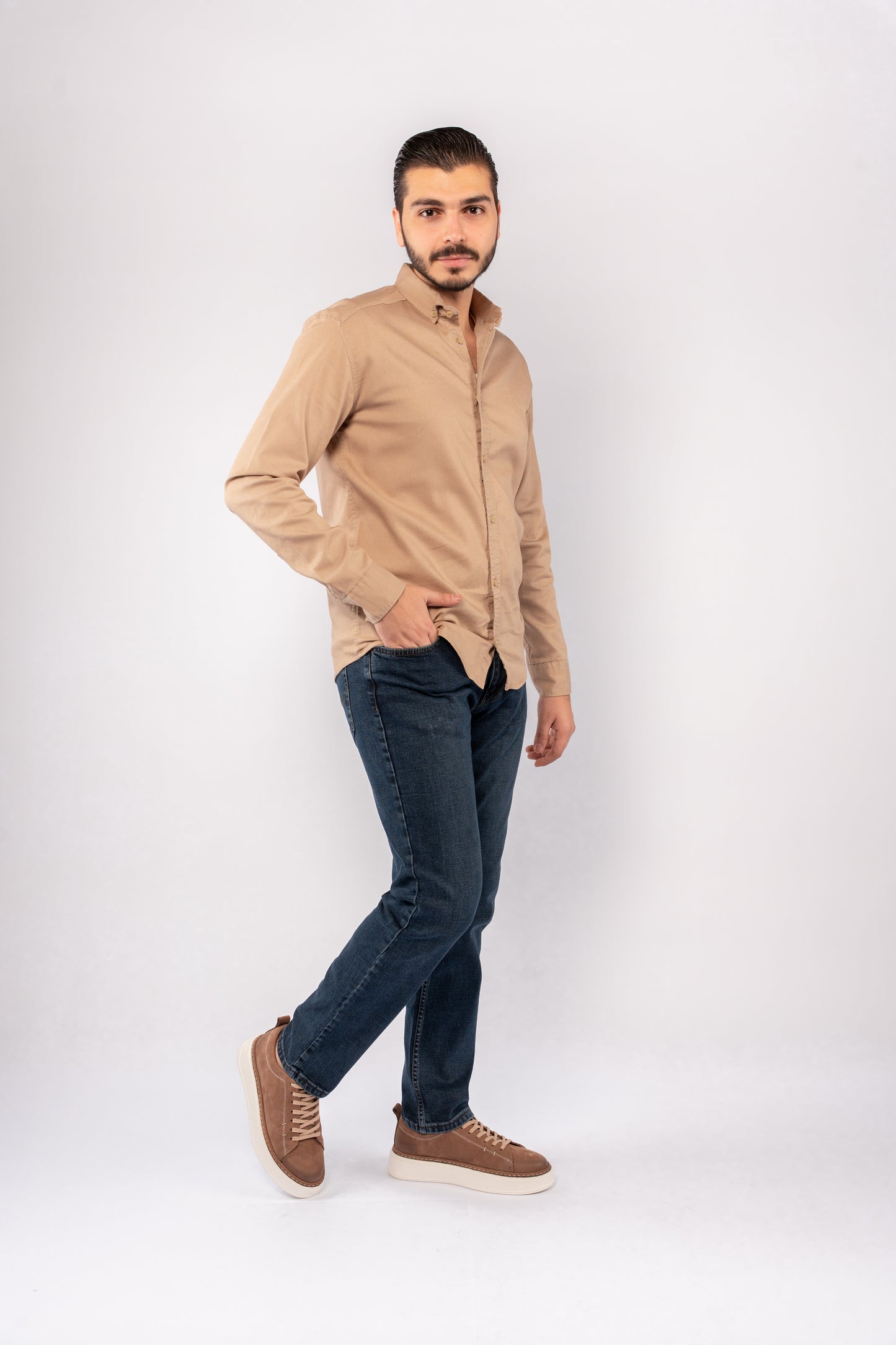 BEIGE RELAXED SHIRT