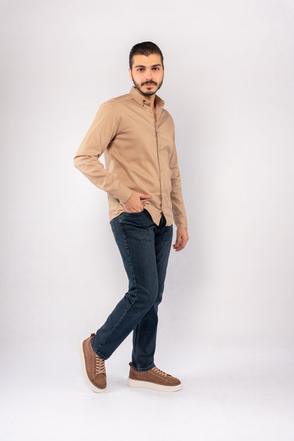 BEIGE RELAXED SHIRT