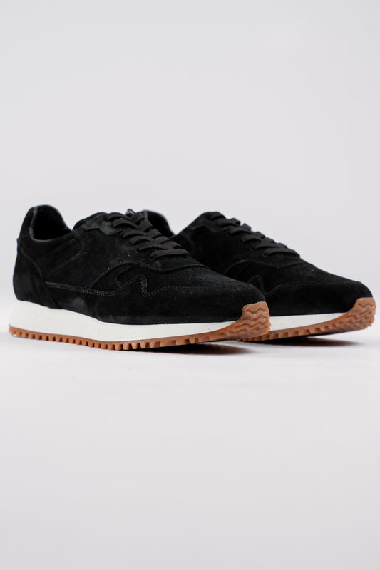 BLACK SUEDE CASUAL SNEAKER