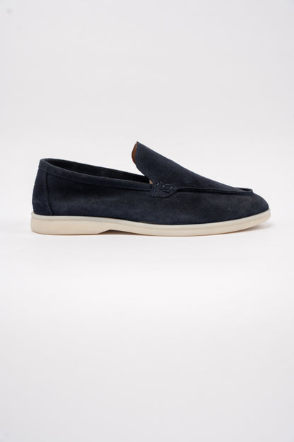 NAVY SUEDE LOAFER