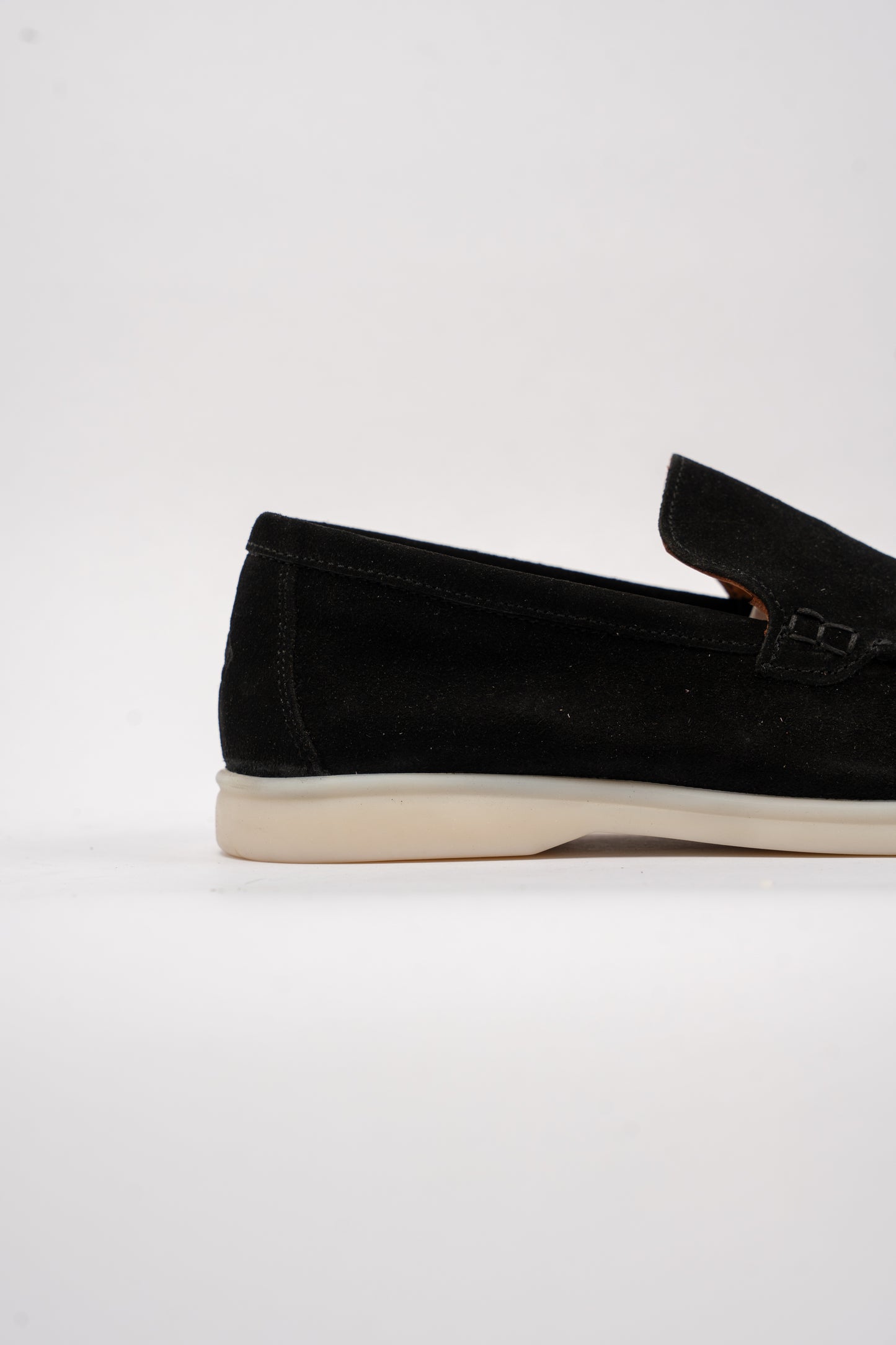 BLACK SUEDE LOAFER