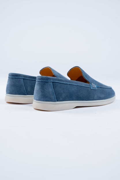 BLUE SUEDE LOAFER
