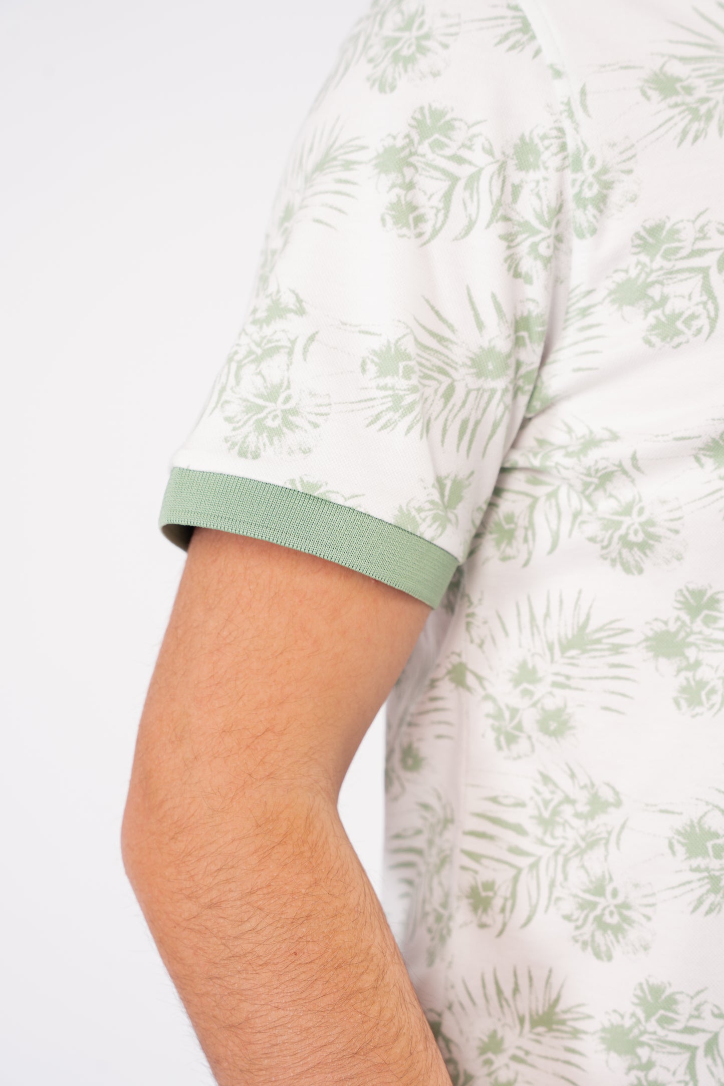 MINT PATTERNED POLO