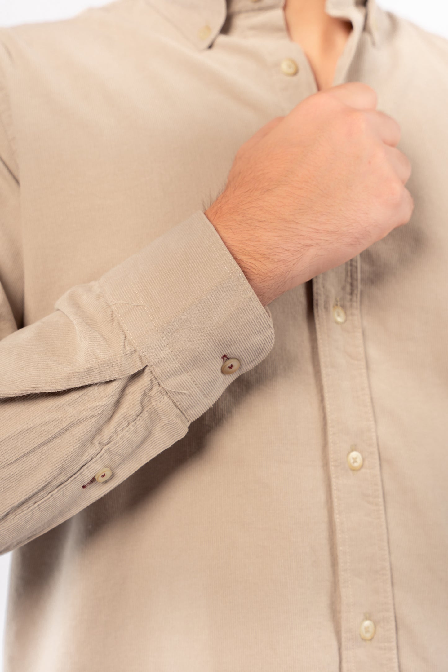 GREY ELEGANCE VELVET SHIRT