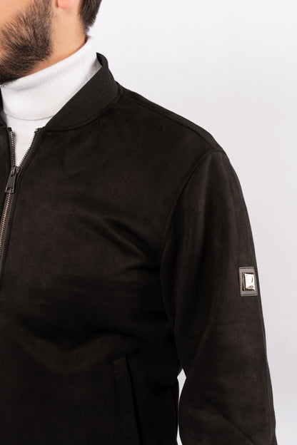 BLACK SUEDE URBAN JACKET
