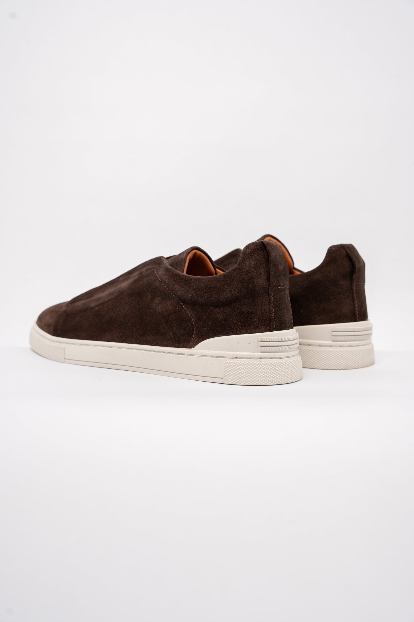 BROWN TRIPLE X ELASTIC SNEAKER